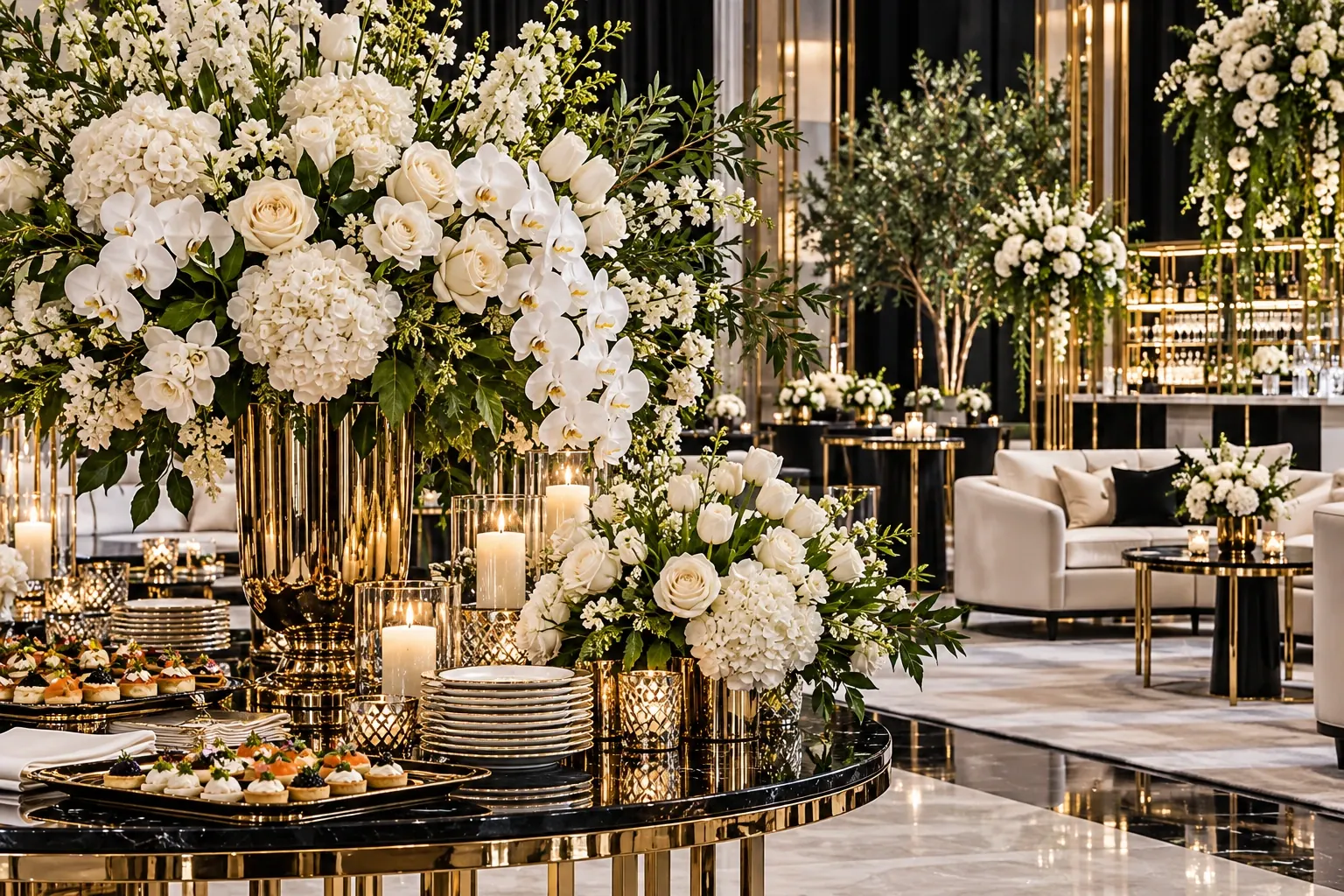 Corporate floral styling
