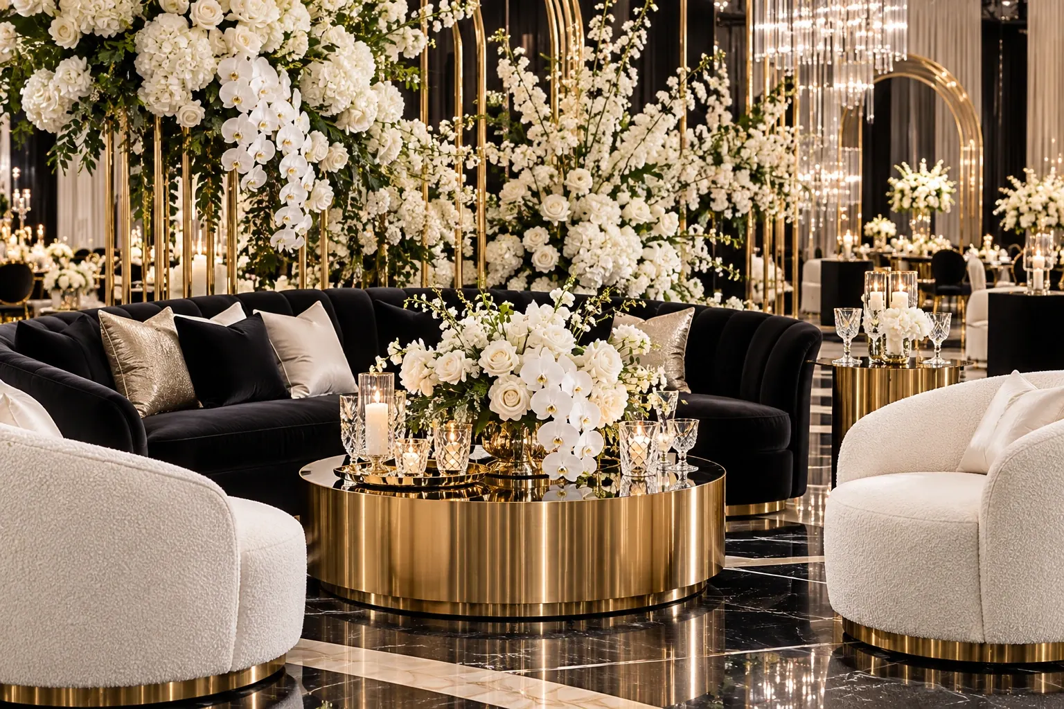 Event Rentals — the visual direction